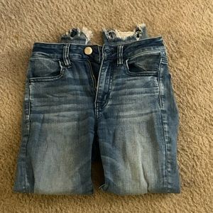 High Waisted Short Jeans
